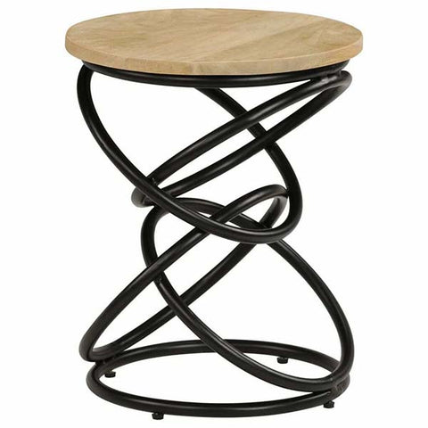 Solid Wood Round Small Coffe Table