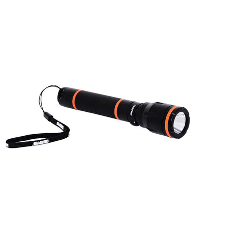 Geepas Rechargeable LED Flashlight Waterproof Torch Light