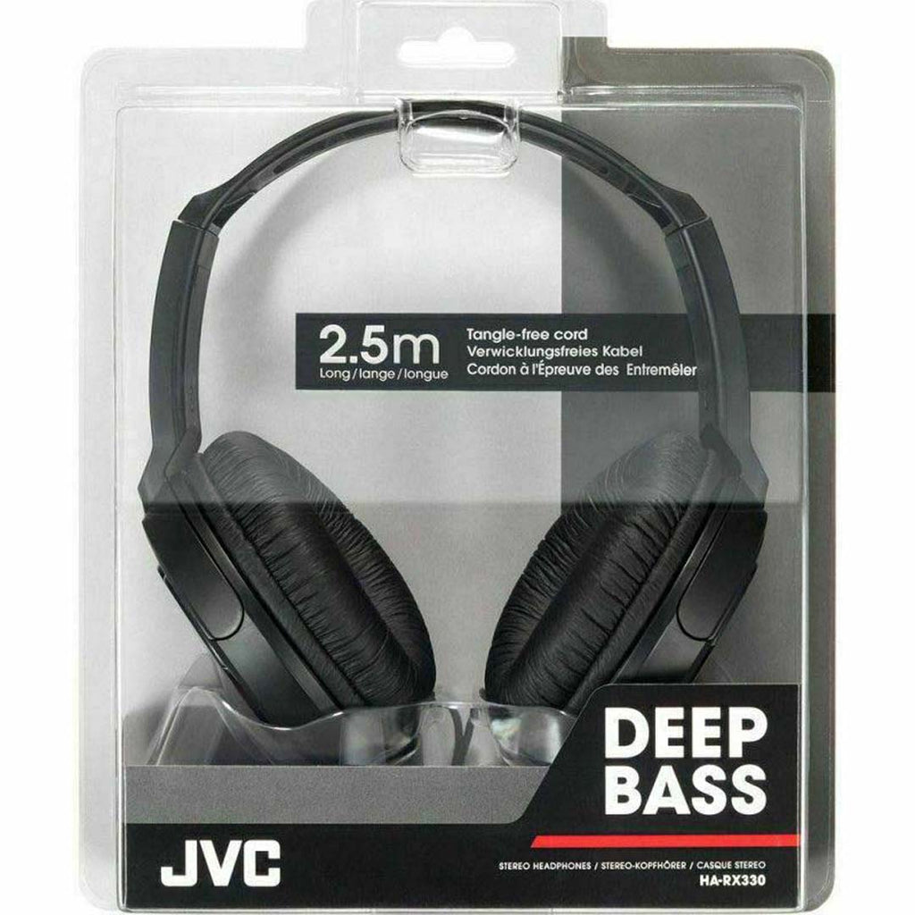 JVC HARX330 Full-Size Over Ear Stereo Headphon With Deep Bass