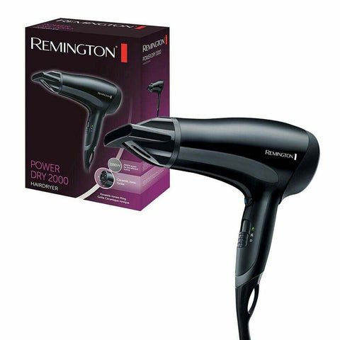 Remington D3010 Power Dry Professional Hairdryer Hair Dryer Ceramic Ionic 2000W