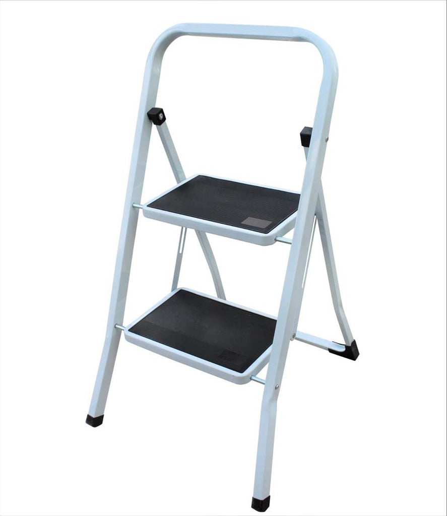 Foldable 2 Step Ladder With Non Slip Tread