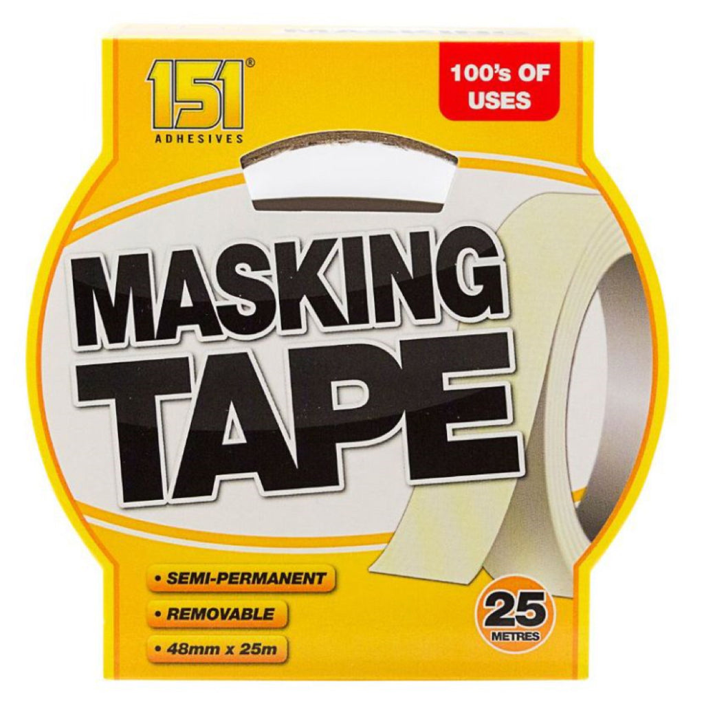 151 Masking Tape 48MMX25M Single Roll